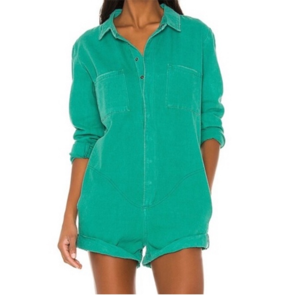 Sold!! ONE TEASPOON Prophecy Jumpsuit in Emerald‎ Size Small